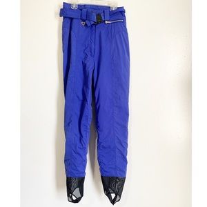 OBERMEYER Thermolite Stiletto II Snow Ski Stirrup Pants Blue 26x24